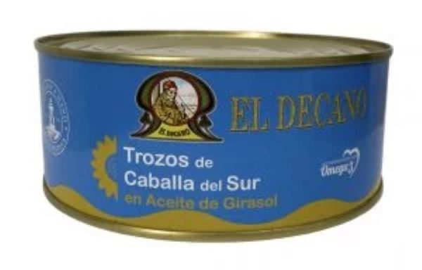 CABALLA DEL SUR EN TROZOS RO.618 GRS. ESC. ACEITE GIRASOL