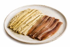 BACALADILLA ASADA DESMIGADA (CAPELLAN) EN ACEITE TARRINA 100 GRS.