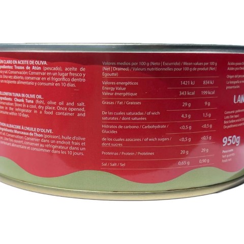 ATUN CLARO TEJERO RO.1000 ACEITE DE OLIVA