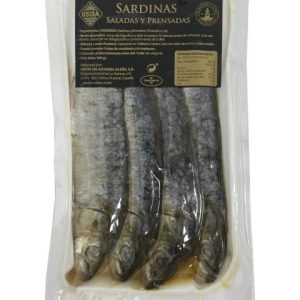 SARDINA SALAZÓN PRENSADA BANDEJA 200 grs. 4 Uds.