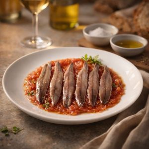 ANCHOA  CANTABRICO CALIBRE "0" 50 FILETES ACEITE DE OLIVA (SERIE GOURMET)