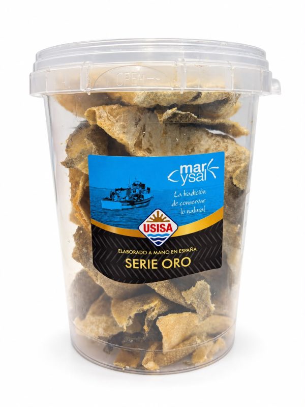 CORTEZAS DE BACALAO INGLES FRITAS CUBO 80 GRAMOS
