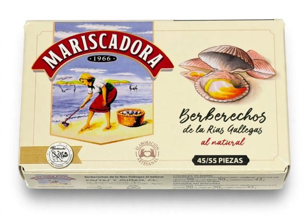 berberechos mariscadora 45-55 BERBERECHOS 45/55 MARISCADORA RR.90 RIAS GALLEGAS AL NATURAL